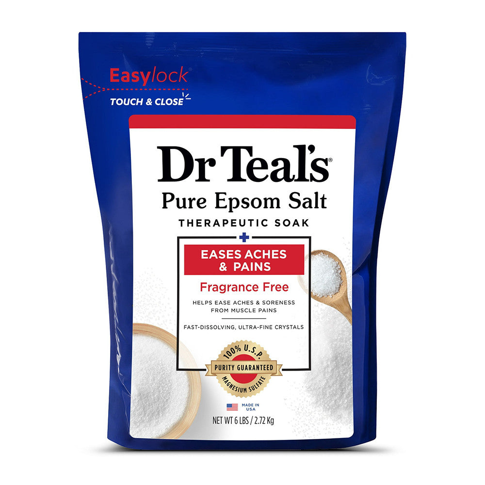 Dr. Teals Epsom Salt Soaking Solution, 6 Lb